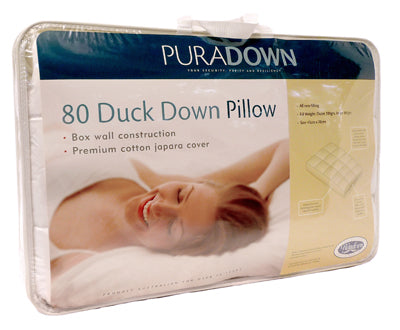 Puradown 80% Duck Down Chamber Pillow